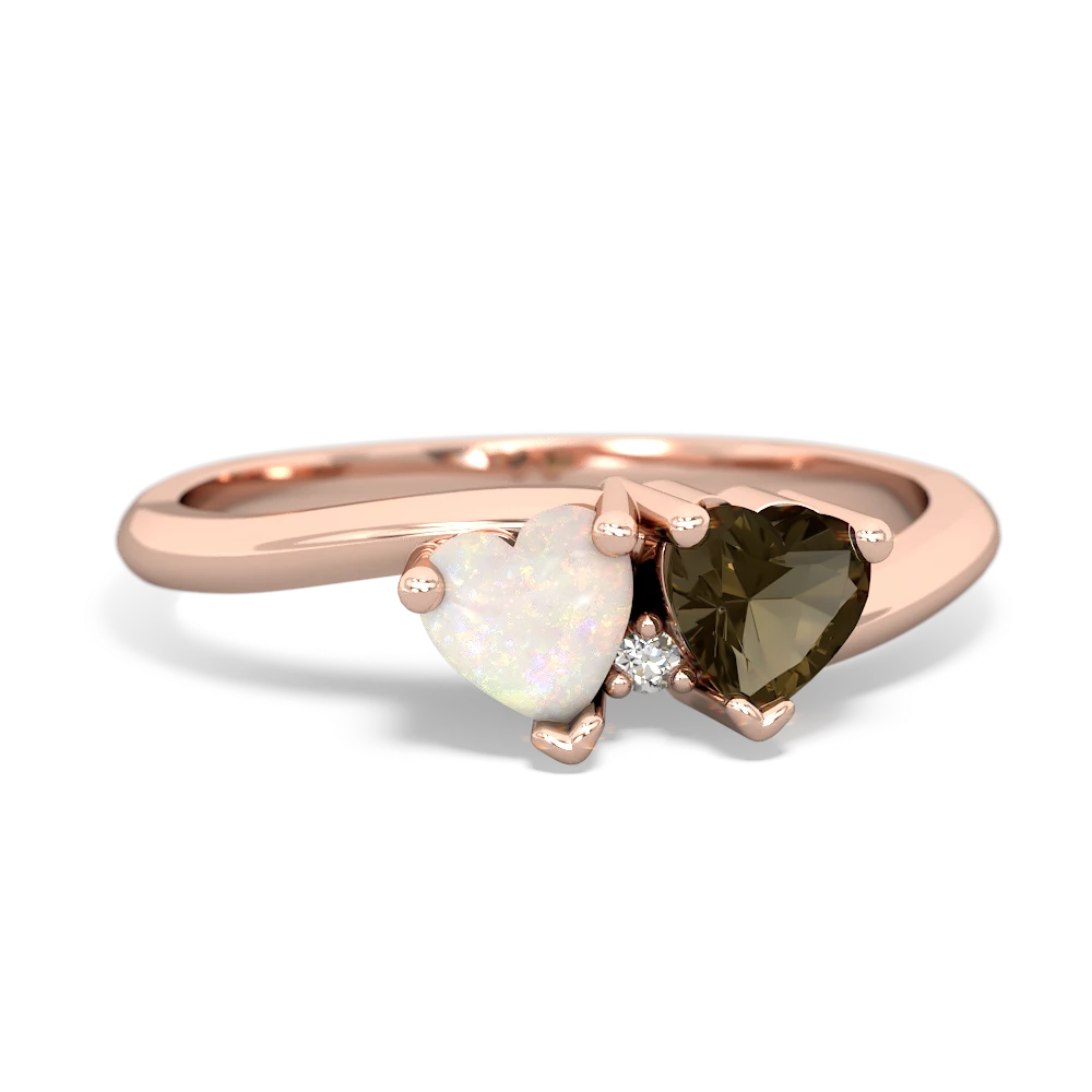 Opal Sweethearts 14K Rose Gold ring R5260