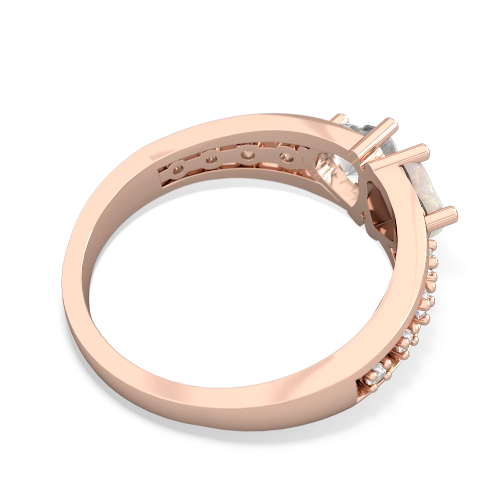 Opal Heart To Heart 14K Rose Gold ring R3342