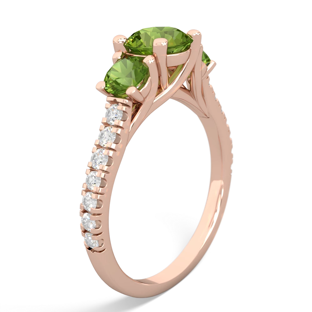 Onyx Pave Trellis 14K Rose Gold ring R5500