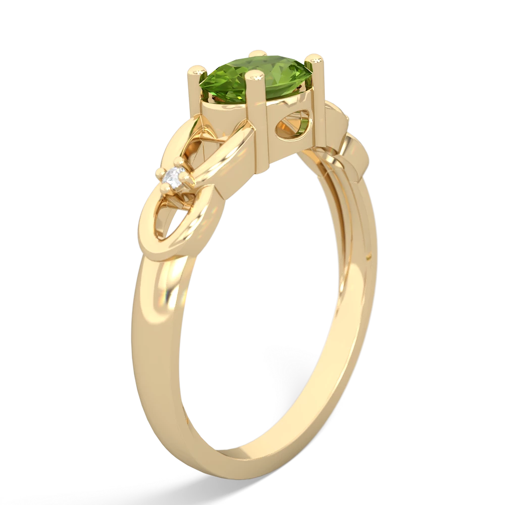 Peridot Links 14K Yellow Gold ring R4032