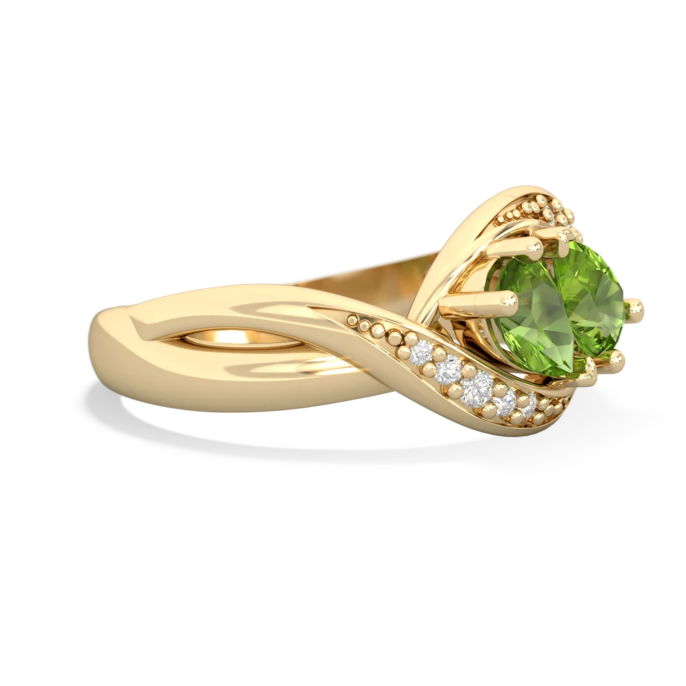 Peridot Summer Winds 14K Yellow Gold ring R5342