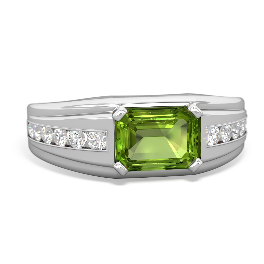 Men's sales peridot rings