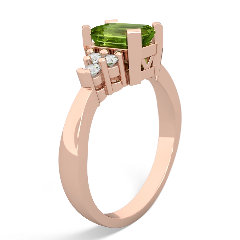 Peridot Timeless Classic 14K Rose Gold ring R2591