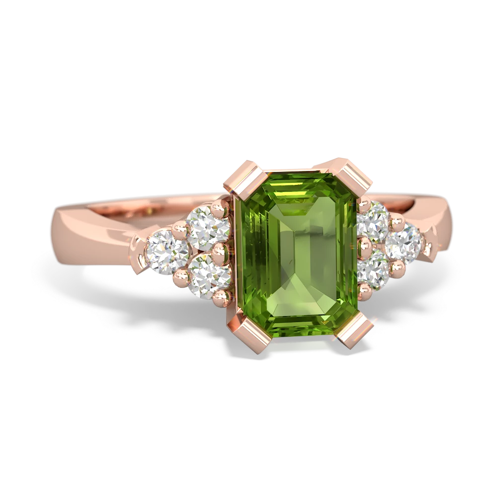 Peridot Timeless Classic 14K Rose Gold ring R2591