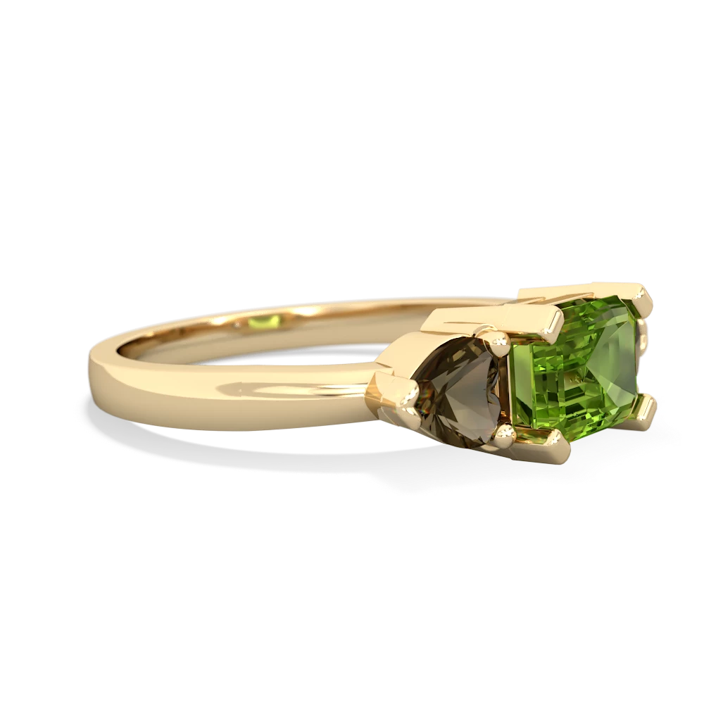 Peridot Three Stone 14K Yellow Gold ring R5235