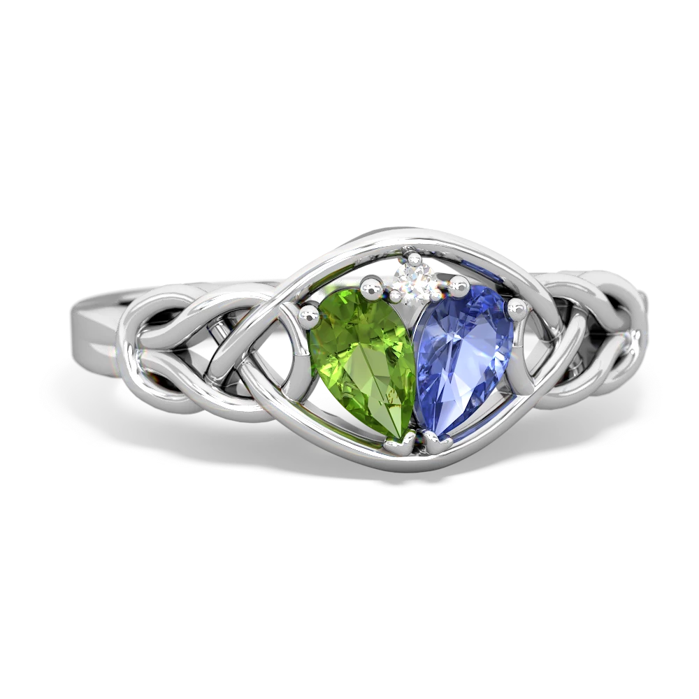 Tanzanite and peridot deals ring