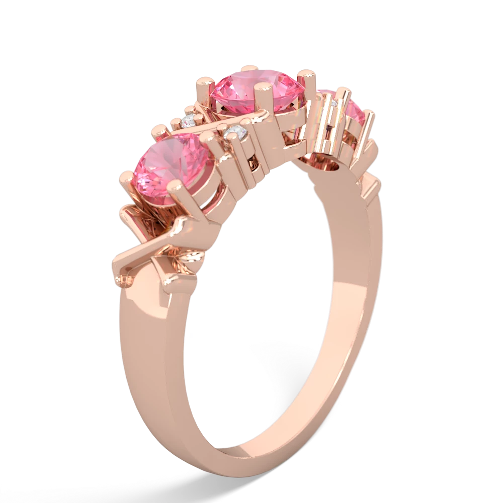 Onyx Hugs And Kisses 14K Rose Gold ring R5016