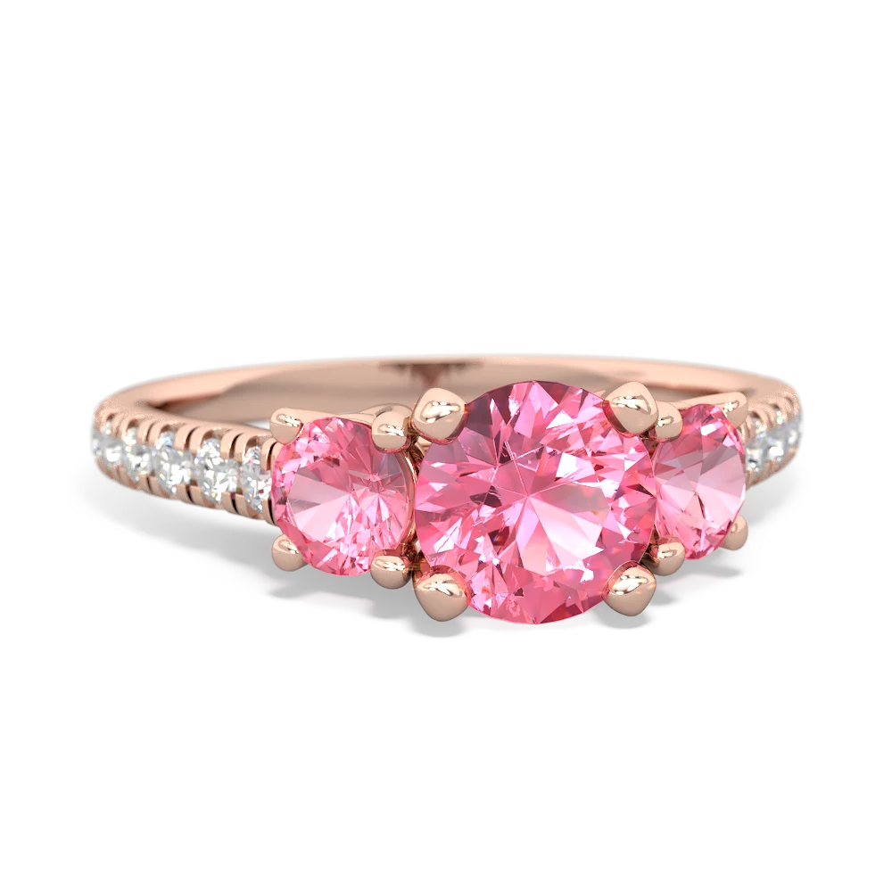 Jade Pave Trellis 14K Rose Gold ring R5500