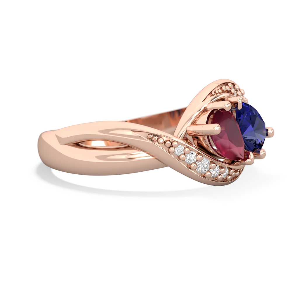 Ruby Summer Winds 14K Rose Gold ring R5342