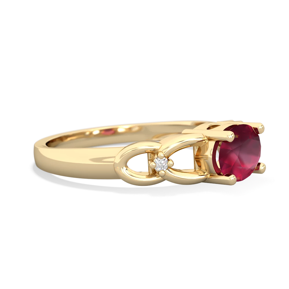 Ruby Links 14K Yellow Gold ring R4032