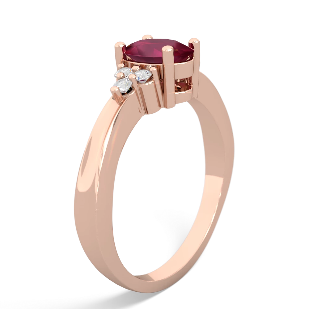 Ruby Simply Elegant 14K Rose Gold ring R2113