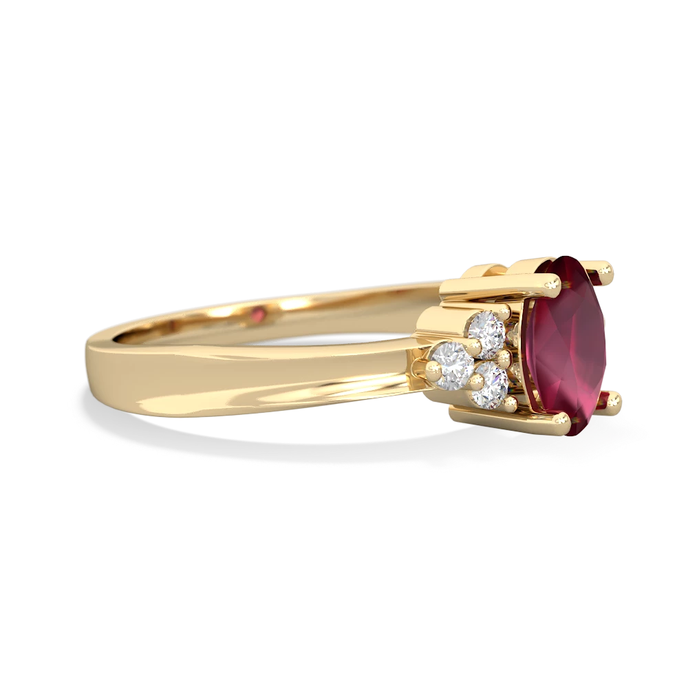 Ruby Simply Elegant 14K Yellow Gold ring R2113