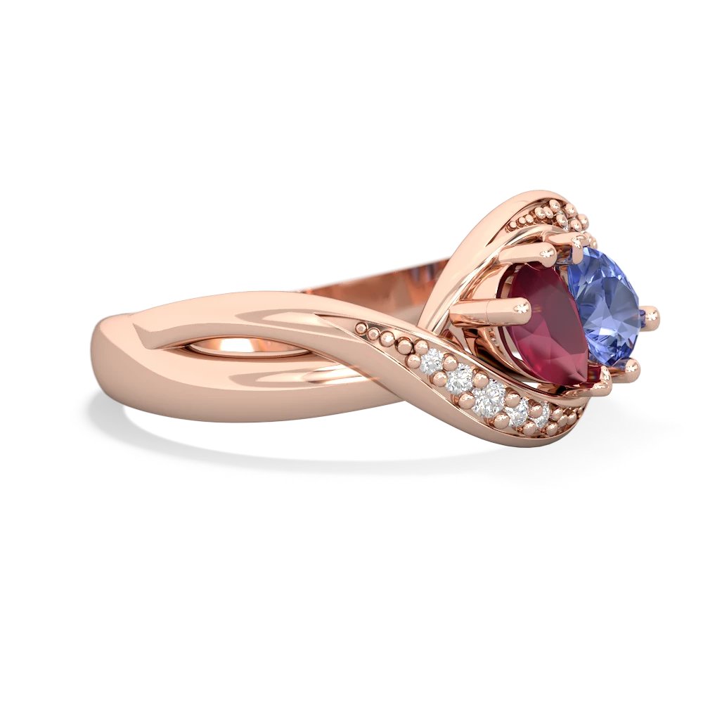 Ruby Summer Winds 14K Rose Gold ring R5342