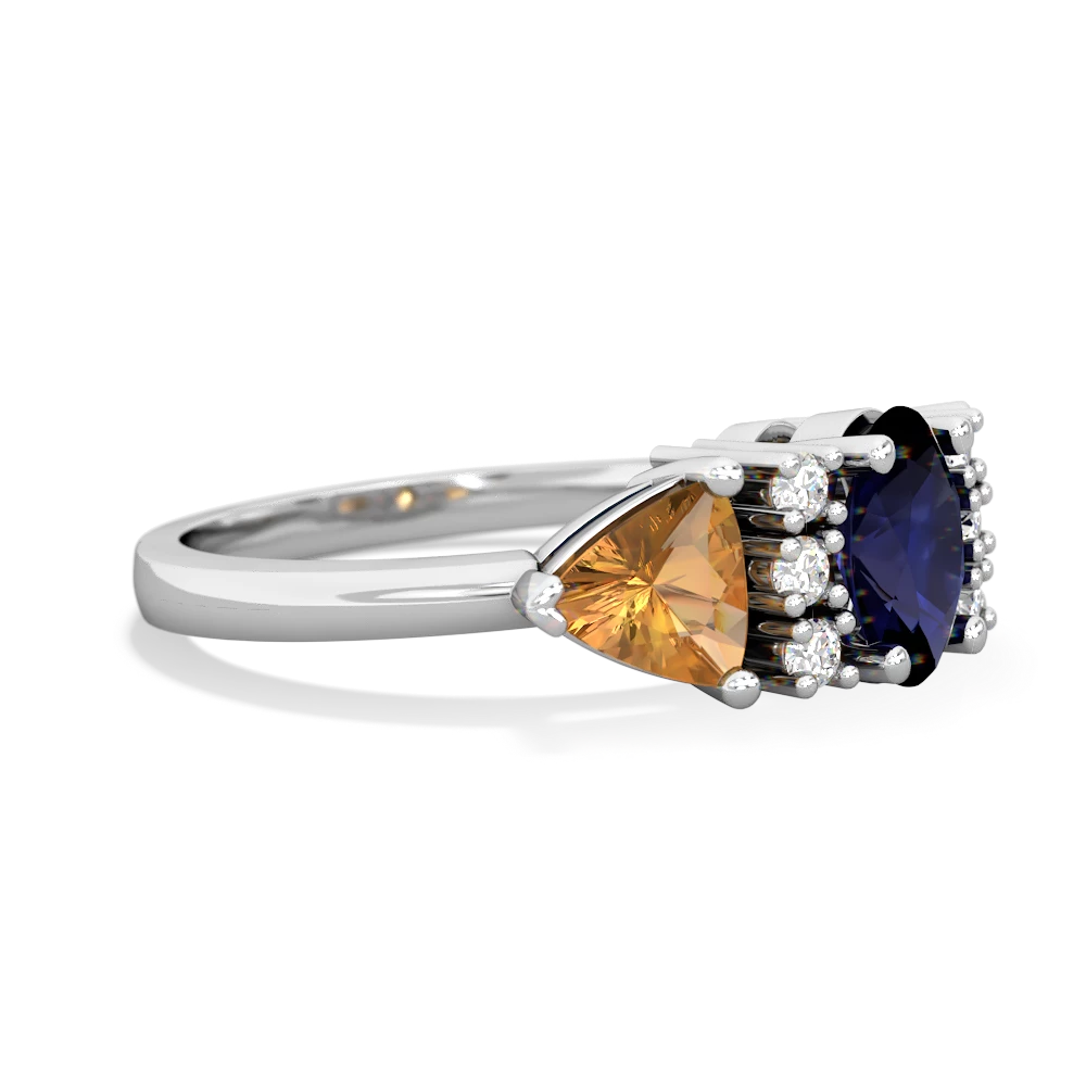 Citrine and deals sapphire ring