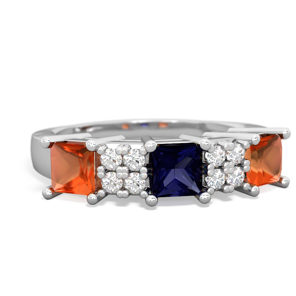 Fire sapphire online ring