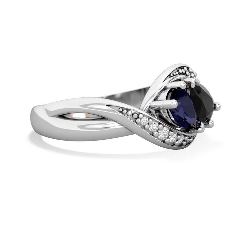 Sapphire Summer Winds 14K White Gold ring R5342