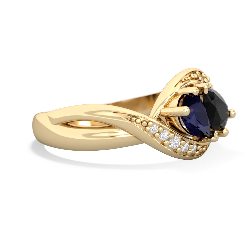 Sapphire Summer Winds 14K Yellow Gold ring R5342