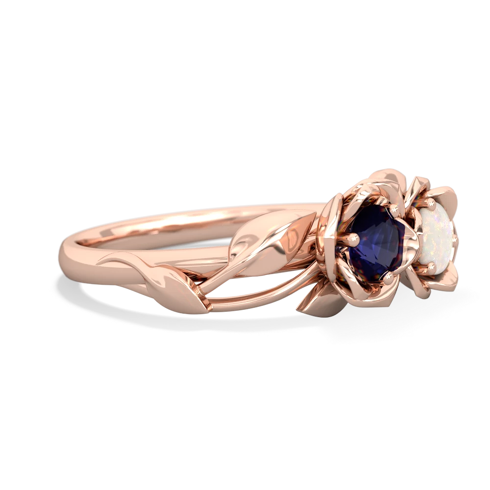 Sapphire Rose Garden 14K Rose Gold ring R5510