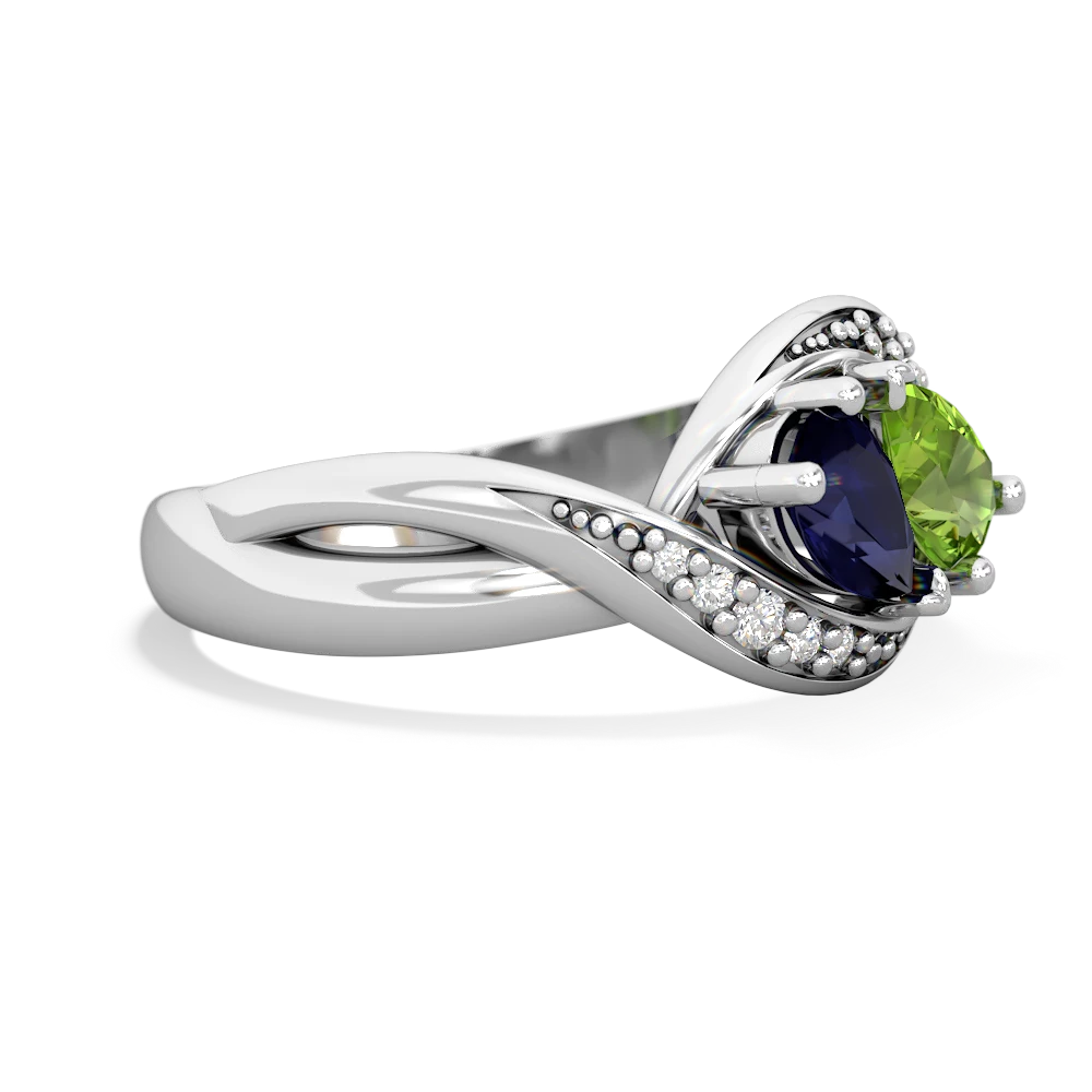 Sapphire Summer Winds 14K White Gold ring R5342