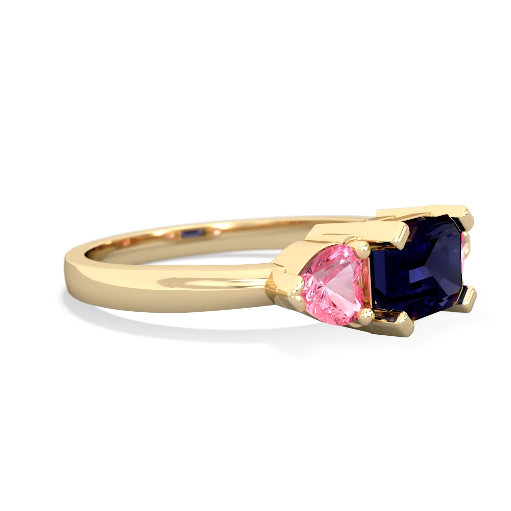 Sapphire Three Stone 14K Yellow Gold ring R5235