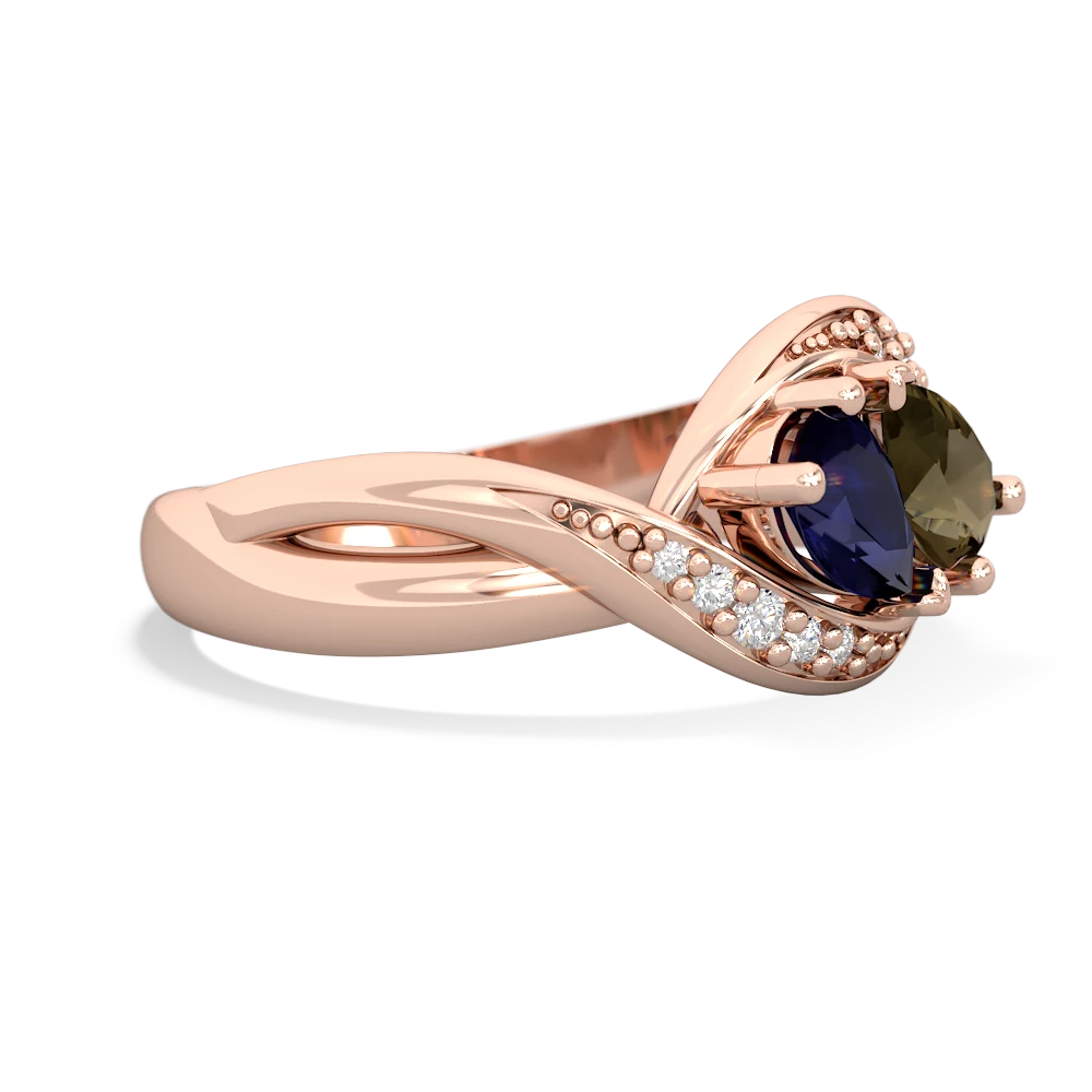 Sapphire Summer Winds 14K Rose Gold ring R5342