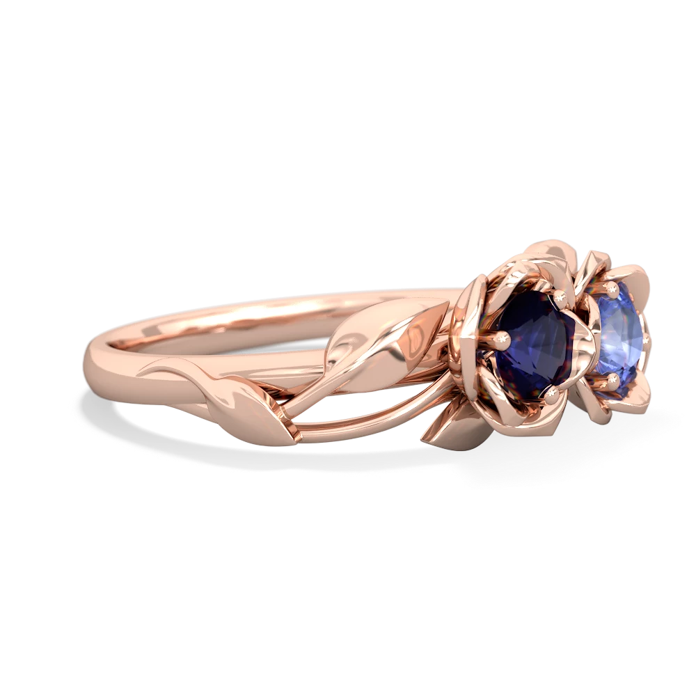 Sapphire Rose Garden 14K Rose Gold ring R5510