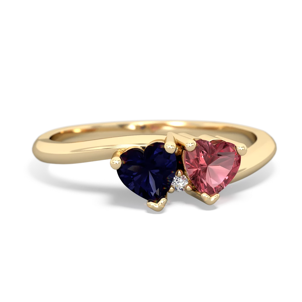 Sapphire Sweethearts 14K Yellow Gold ring R5260