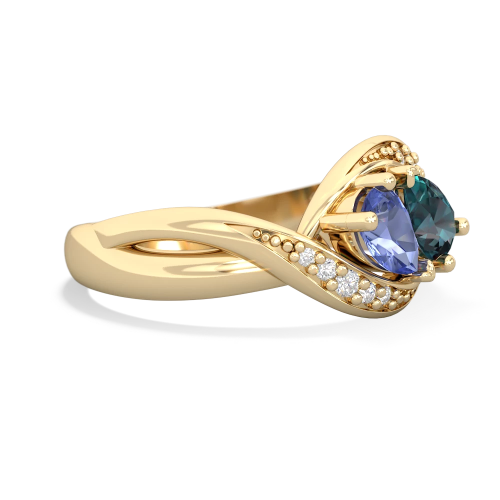 Tanzanite Summer Winds 14K Yellow Gold ring R5342