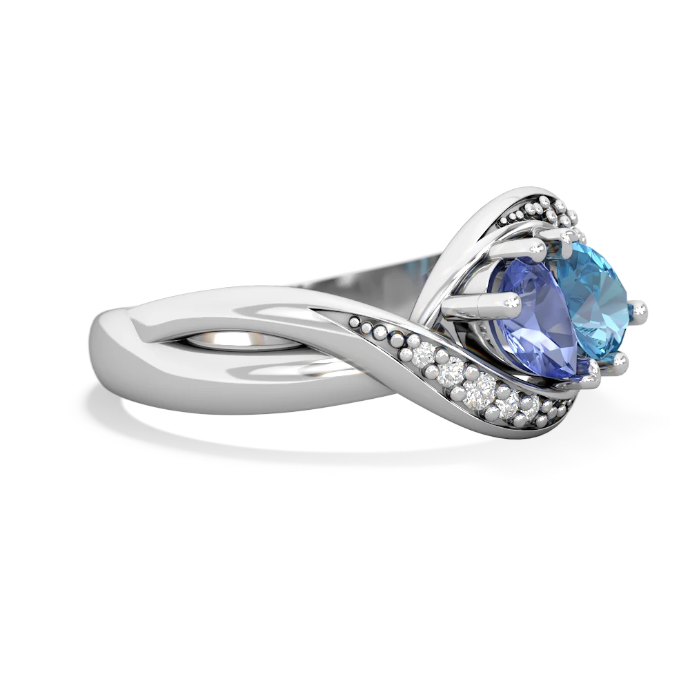 Tanzanite Summer Winds 14K White Gold ring R5342