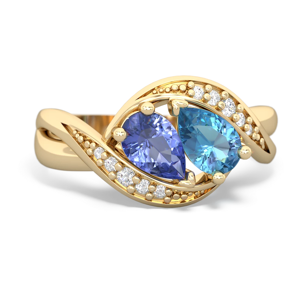 Tanzanite Summer Winds 14K Yellow Gold ring R5342