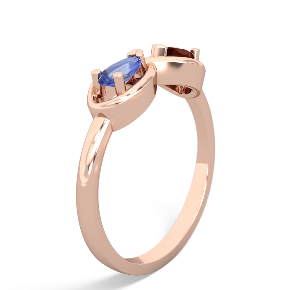 Tanzanite Infinity 14K Rose Gold ring R5050