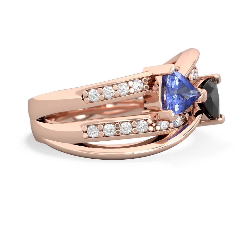 Tanzanite Bowtie 14K Rose Gold ring R2360