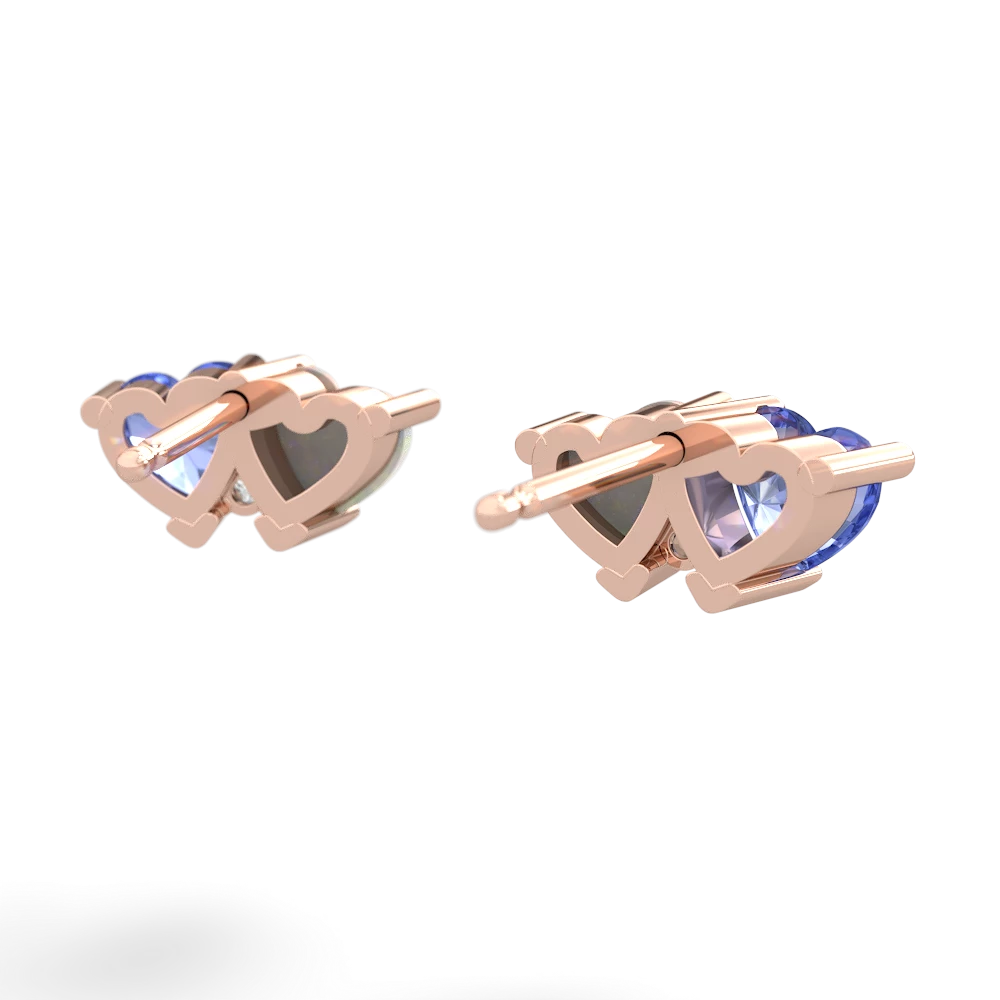 Tanzanite Sweethearts 14K Rose Gold earrings E5260