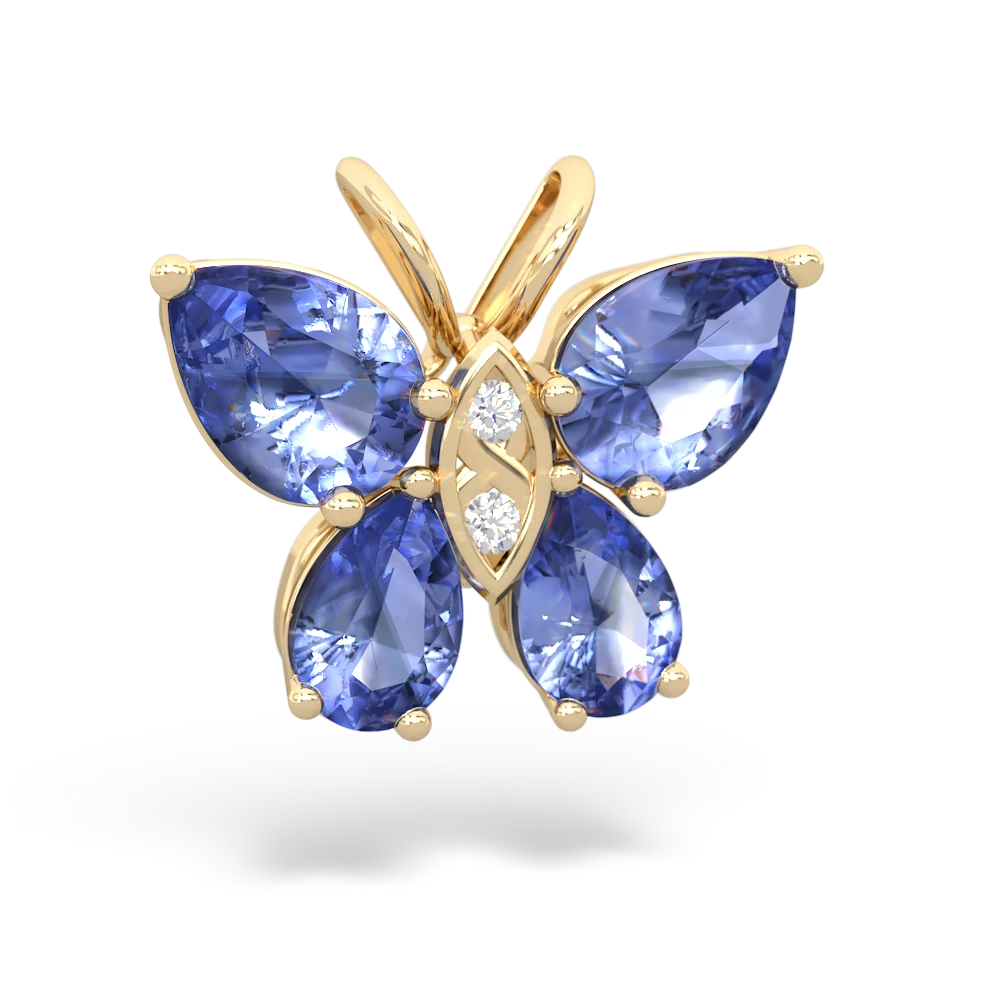 Tanzanite best sale butterfly necklace