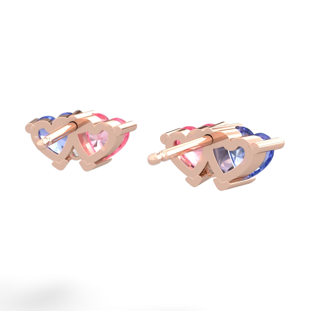 Tanzanite Sweethearts 14K Rose Gold earrings E5260