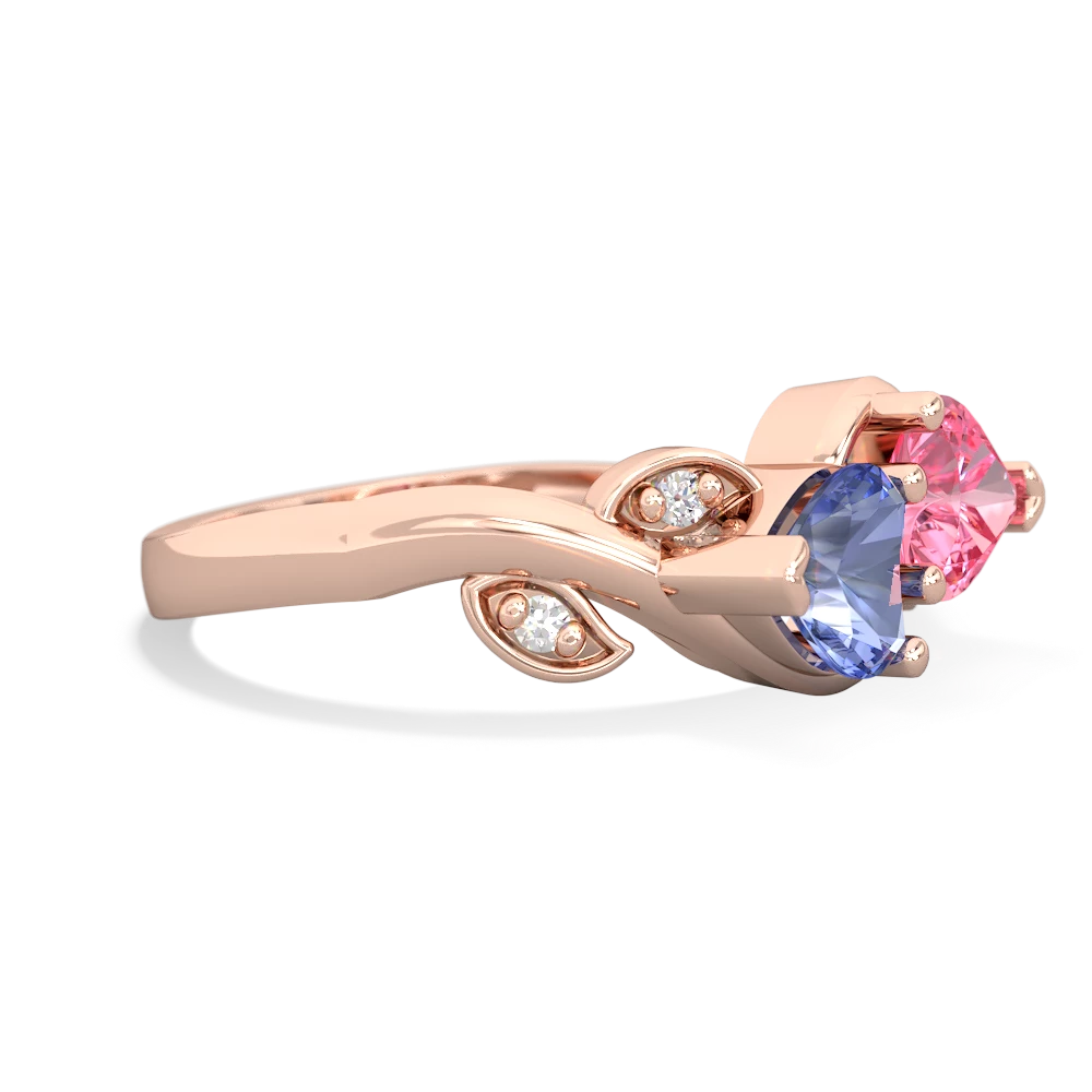 Tanzanite Floral Elegance 14K Rose Gold ring R5790