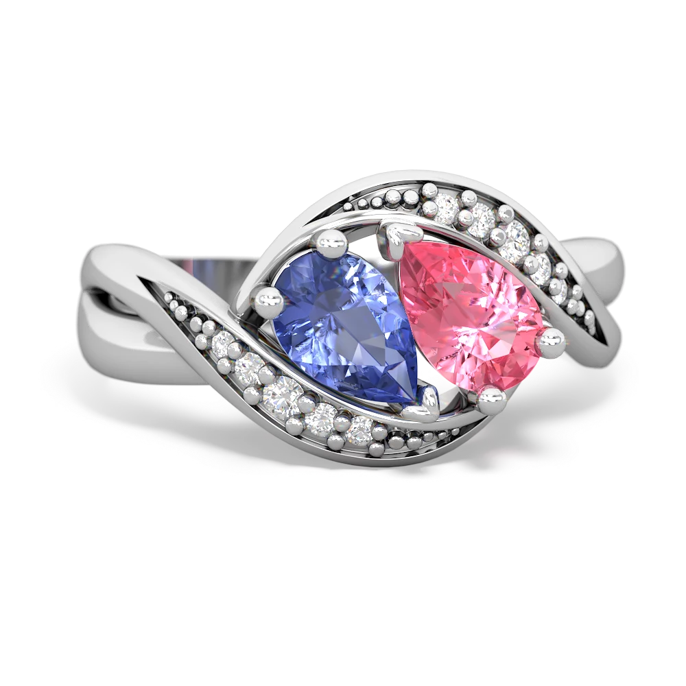 Tanzanite Summer Winds 14K White Gold ring R5342