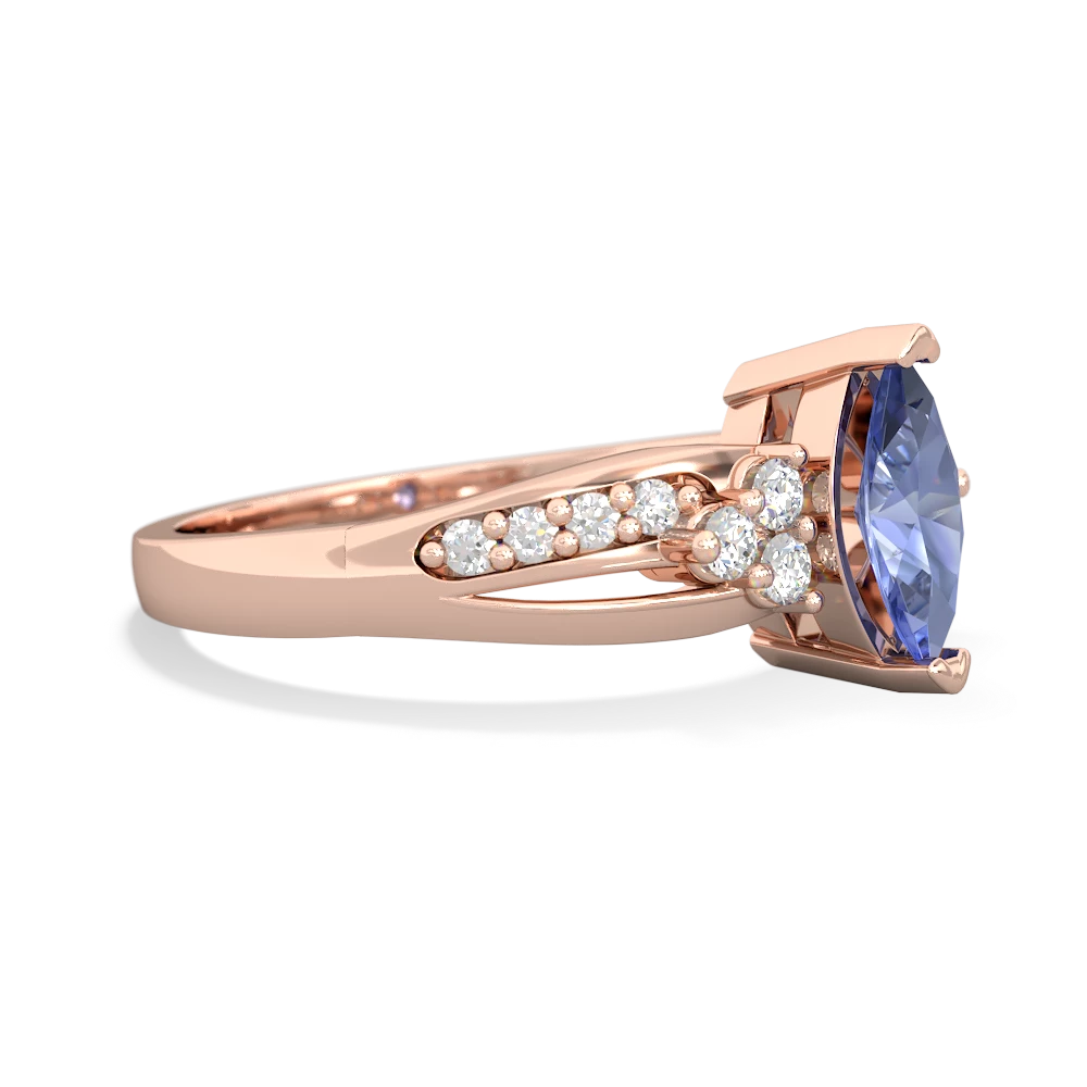 Tanzanite Royal Marquise 14K Rose Gold ring R2343