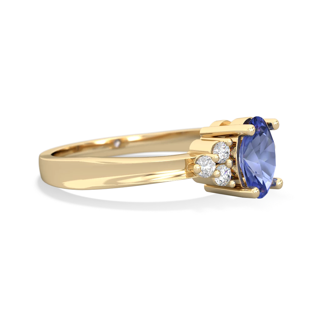 Tanzanite Simply Elegant 14K Yellow Gold ring R2113