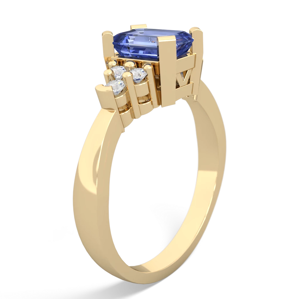 Tanzanite Timeless Classic 14K Yellow Gold ring R2591