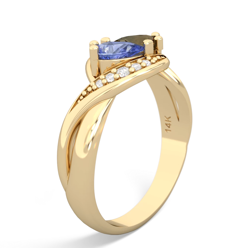 Tanzanite Summer Winds 14K Yellow Gold ring R5342