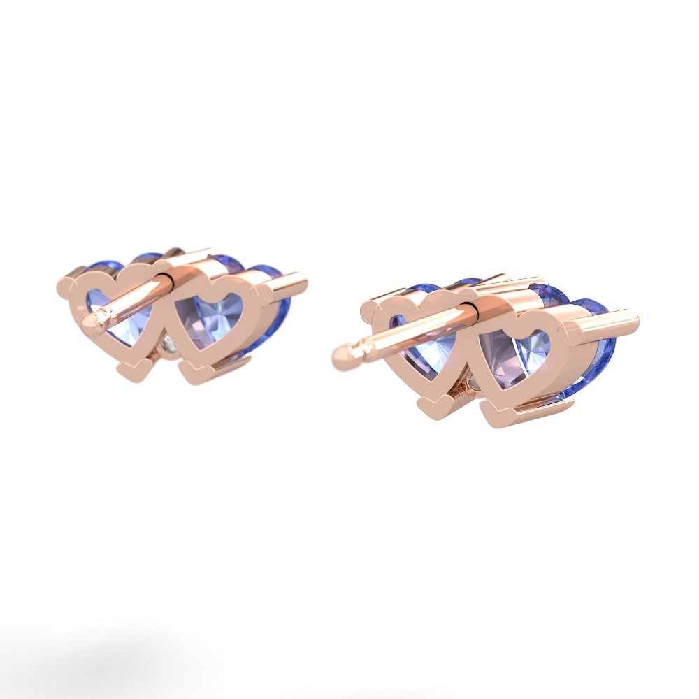 Tanzanite Sweethearts 14K Rose Gold earrings E5260