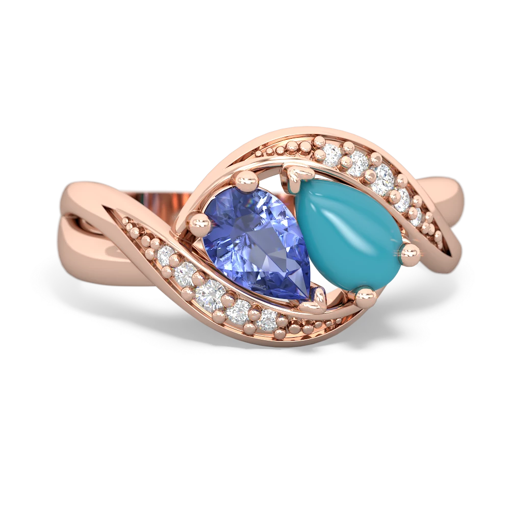 Tanzanite Summer Winds 14K Rose Gold ring R5342