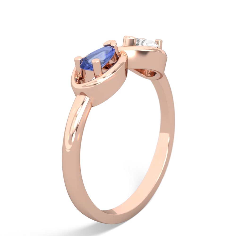 Tanzanite Infinity 14K Rose Gold ring R5050