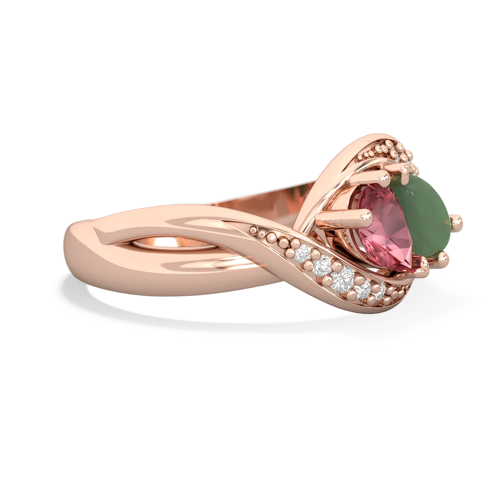 Pink Tourmaline Summer Winds 14K Rose Gold ring R5342