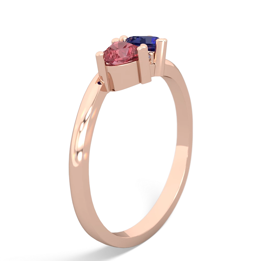 Pink Tourmaline Sweethearts 14K Rose Gold ring R5260