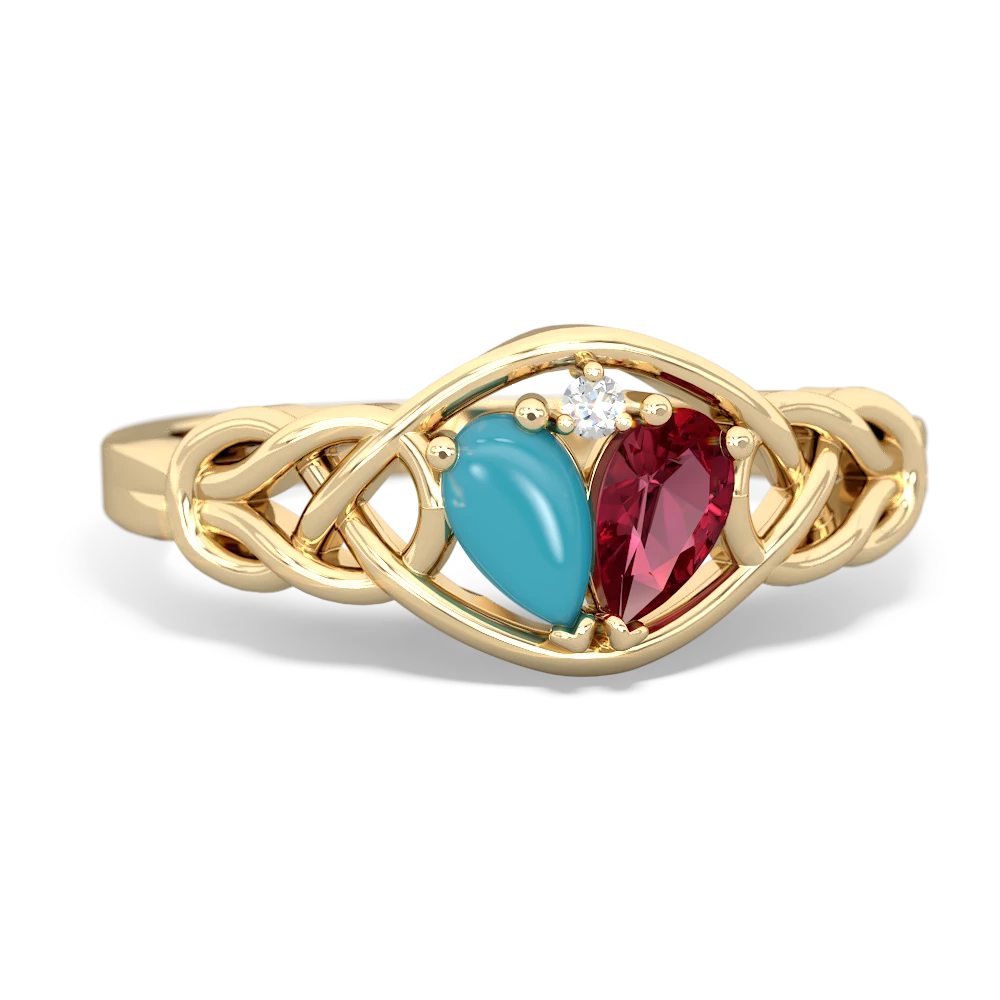 Love Knot Ring 14K Yellow Gold