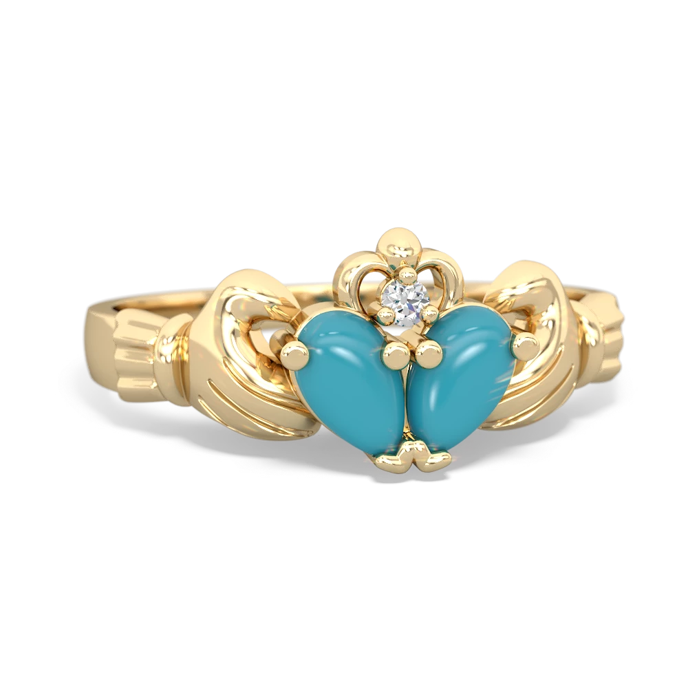 Turquoise hot sale claddagh ring