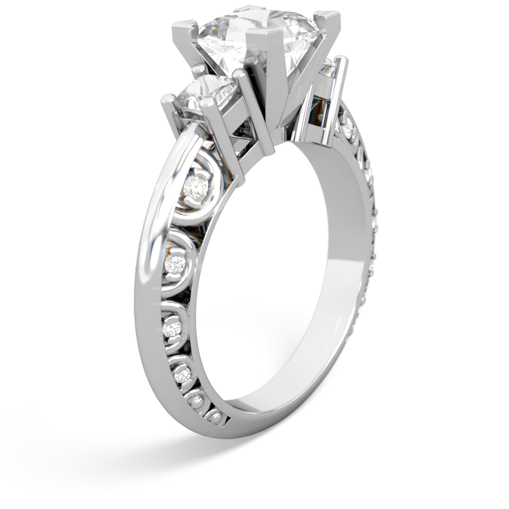 Onyx Eternal Embrace Engagement 14K White Gold ring C2001