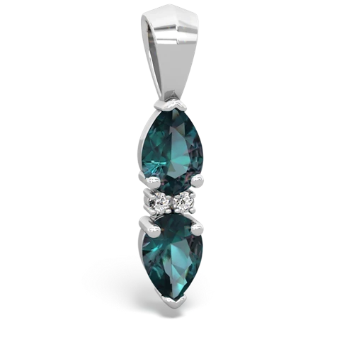 alexandrite-alexandrite bowtie pendant